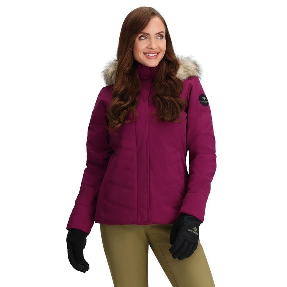 Obermeyer Tuscany Elite Insulated Ski Jacket - Purple. Unworn